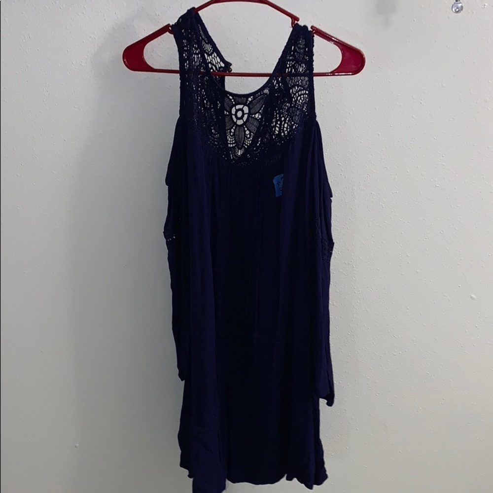 Navy blue dress